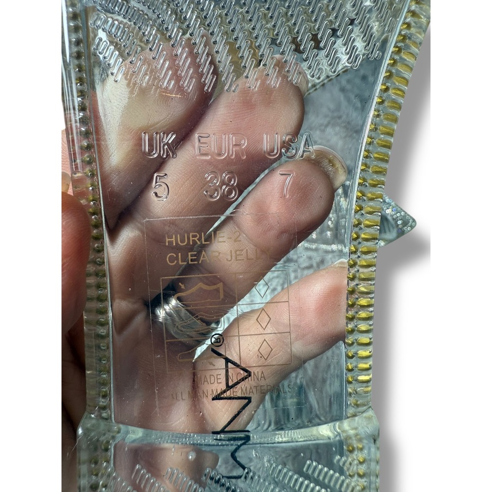 Anna Silver Rhinestone Slide Sandals - Picture 3 of 12